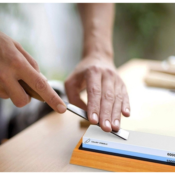 NEW Premium Whetstone Knife Sharpening Stone 2-Side Grit (1000/6000) Waterstone - Picture 5 of 12